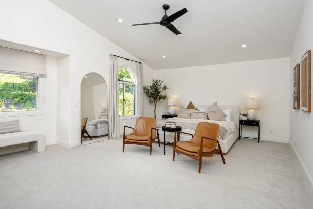 Spacious master bedroom addition with modern design